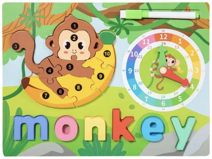 Toy Preschool Alphabet Animal Puzzle