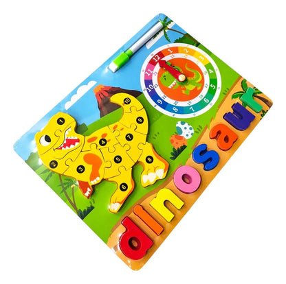 Toy Preschool Alphabet Animal Puzzle