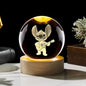 Stitch With Guitar Led Table Lamp Crystal Ball (8cm)