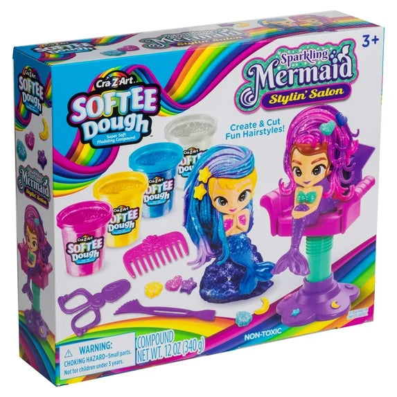 Softee Dough Sparkling Mermaid Stylin  Salon