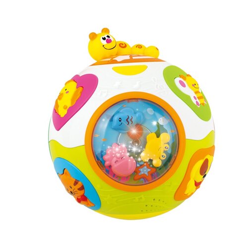 TUYU Hola Toys Electronic Catch-Me Activity Ball Kids Puzzle Musical Instruments Early Teach Shape/Number/Animal Children Learning Toys