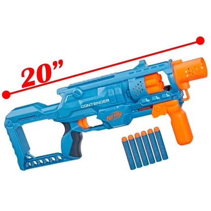 Nerf Elite 2.0 Contender Blaster Gun Unisex, 8-10 Years